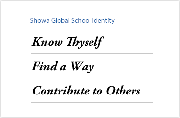 Showa Global School Identity